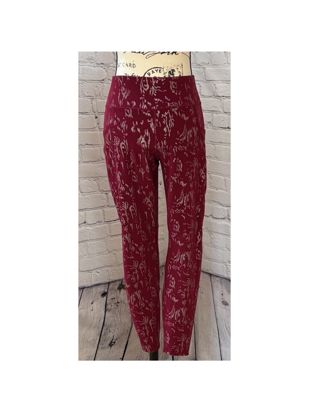 Avia Women’s High Waist Fashion Performance Leggings (Size M)
